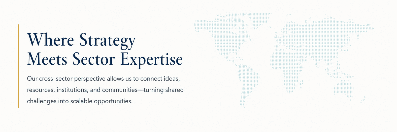 where strategy meets sector experience